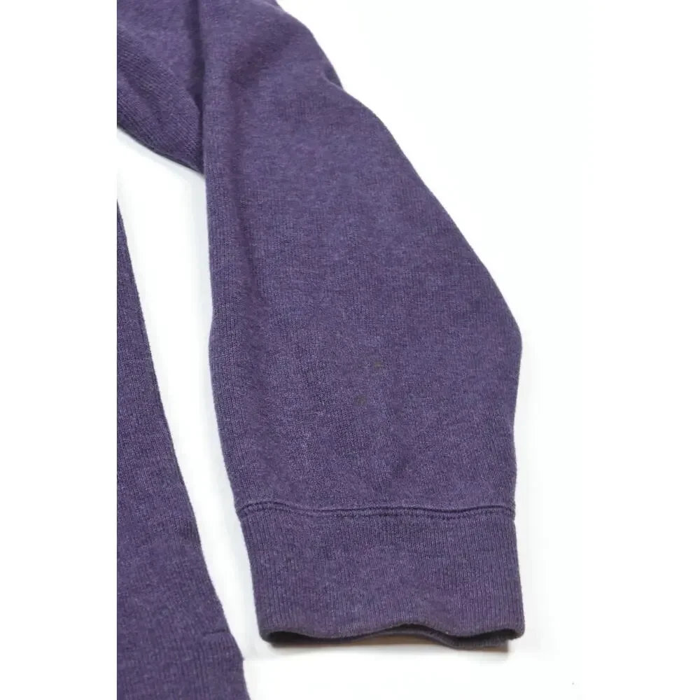 Polo Ralph Lauren 1/4 Zip Pullover Sweater Mens XL Purple Long Sleeve Cotton